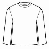 Sleeve Long Clipart Template Outline Shirt Tshirt Longsleeve Shirts Sleeves Sleeved Templates Tee Clip Cliparts Men Coloring Clipartbest Sketch Designcontest sketch template
