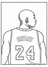 Kobe Bryant Lakers sketch template