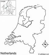 Netherlands Map Outline Holland Name sketch template