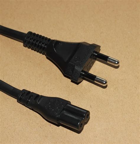 ac power cord  prong wire cable eu style plug  computer cables connectors  computer