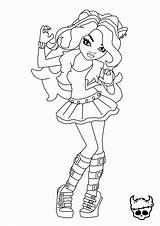 Monster High Pages Scaris Coloring Getcolorings sketch template