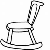Chair Coloring Book sketch template