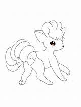 Pages Coloring Vulpix Printable Recommended sketch template