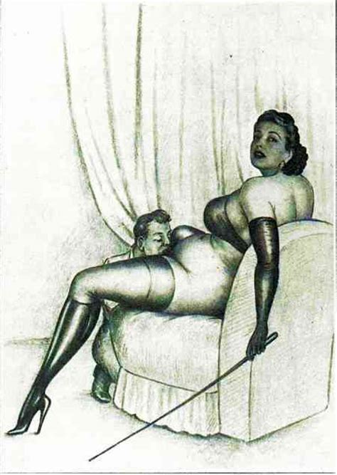 german femdom spanking art