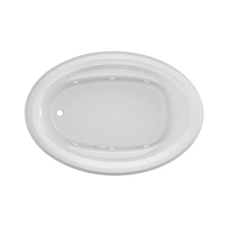 jacuzzi projecta      oval drop  whirlpool bathtub  white rdwlrxxw