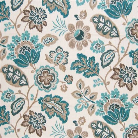 sea blue  teal contemporary linen upholstery fabric   yard