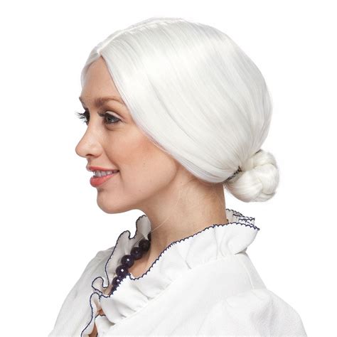 lady white wig  costume shoppe
