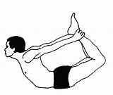 Dhanurasana Asana Yoga Drawing Pose Bow Popular Floor Beginner Less Getdrawings Most Professional sketch template