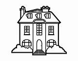 Mansion Coloring Pages Mansions Colorear Coloringcrew Book Houses Print Popular sketch template