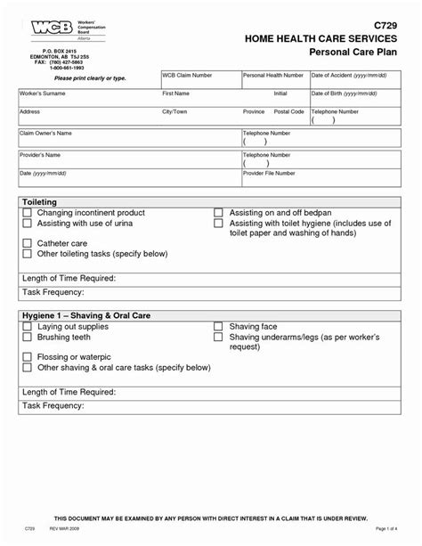 home health care plan template  home health care plan template
