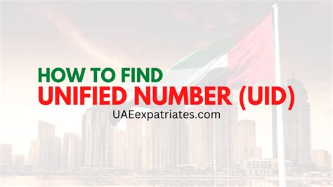 easy ways  find  unified number uaeexpatriatescom