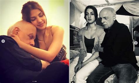 Rhea Chakraborty Shares Pictures With Mahesh Bhatt Netizen Ask ‘are