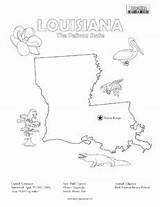 Louisiana Coloring Pages State Kids Worksheets Fun Facts States United Color Printable Orleans Getcolorings Preschool Teaching Squared Getdrawings Book Activities sketch template