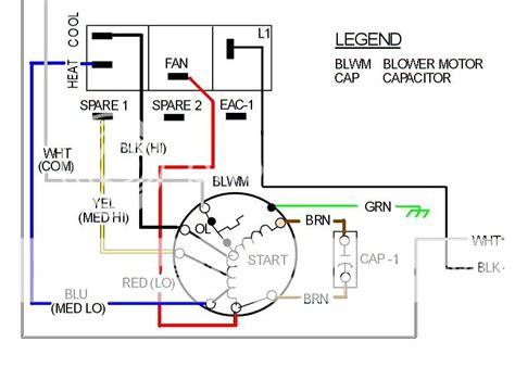 speed blower motor wiring diagram diysica