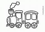 Coloring Train Pages Blank Kids Transportation Popular Printable sketch template