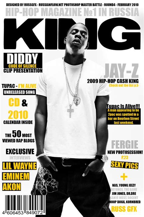 ptrick hip hop  magazine front cover king