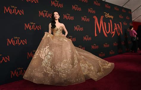 Yifei Liu Shines At The Premiere Of Mulan In Los Angeles