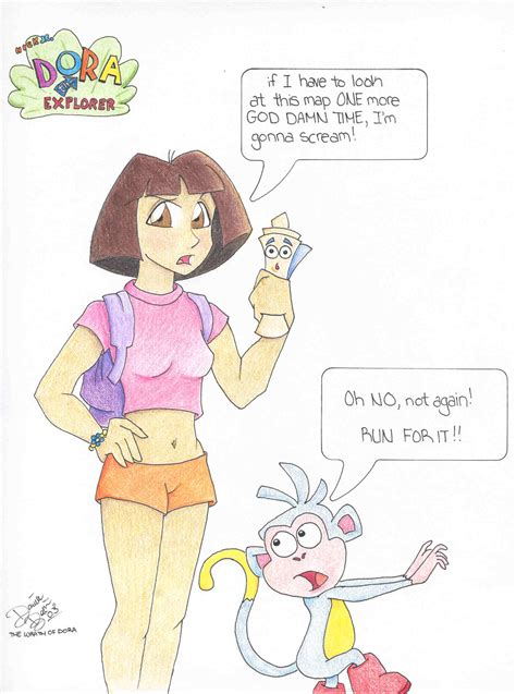 damn you dora by dependentsinner on deviantart