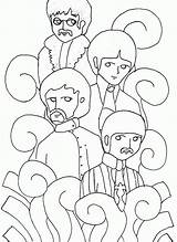 Beatles Coloring Pages Submarine Yellow Printable Library Clipart Line Getcolorings Getdrawings Drawing Color Manga Comments sketch template