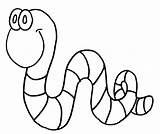 Worm Inchworm Wiggly Kolorowanki Robaki Owady N7 Webstockreview sketch template