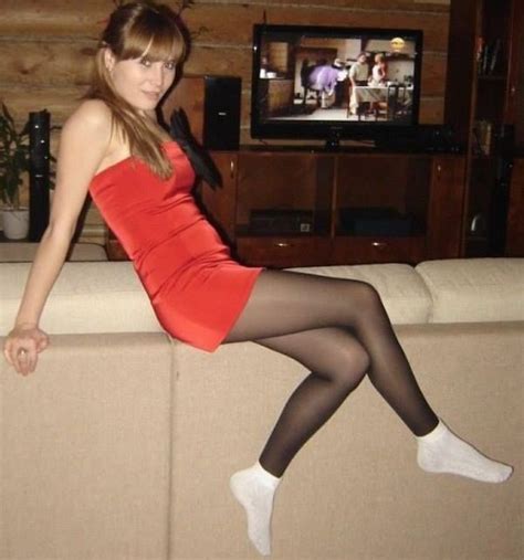 i like the following photo s because of what she is wearing pantyhose tights socks shoes