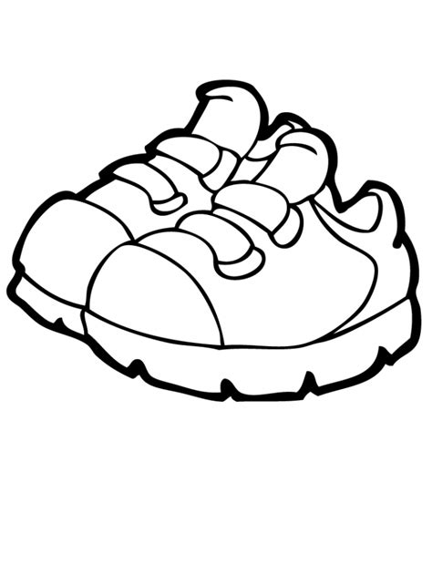 shoes coloring pages getcoloringpagescom