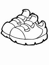 Coloring Shoe Pages Print sketch template