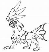 Pokemon Coloring Silvally Pages Mega Drawings sketch template