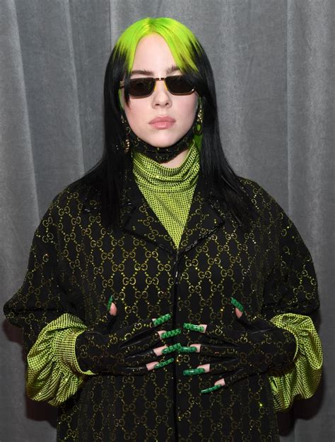 Billie Eilish Gucci Nail Art At The Grammys 2020