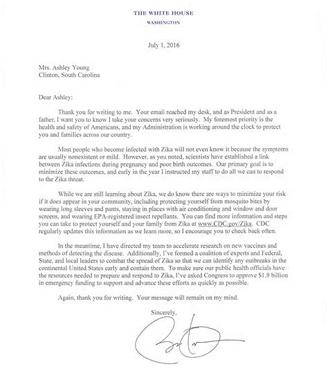 format letter   president full text sereno  letter  president
