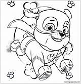Patrol Paw Coloring Rubble Pages Super Hero Pups Mighty Colouring Sea Printable Cute Coloringpagesonly Print Color Superhero Sheets Kids Disney sketch template