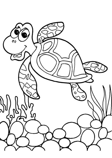coloring pages sea animals