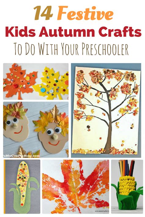 festive kids autumn crafts     preschooler
