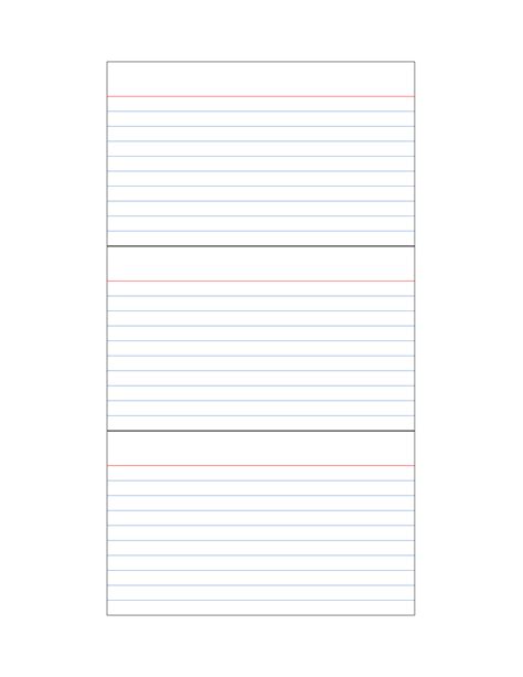 printable index card template