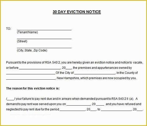 day notice  vacate california template    day notice