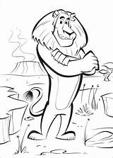 Coloring Pages Madagascar Ee sketch template