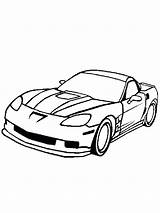 Corvette Coloring Stingray Pages Drawing Getdrawings Getcolorings sketch template
