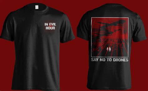 evil hour store    drones  shirt