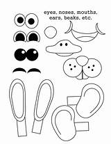 Printable Beaks Mouths Noses Cute Kidsactivitiesblog sketch template