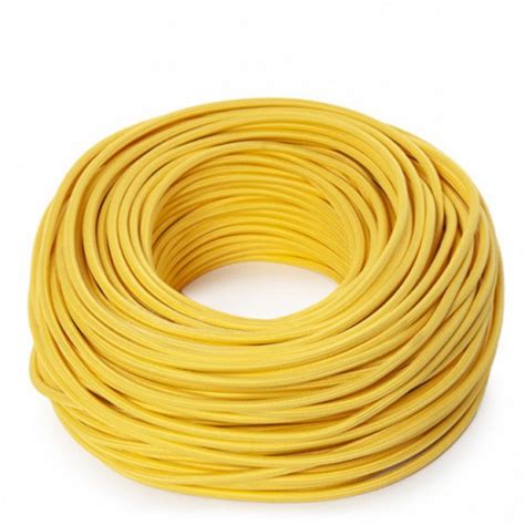 buy yellow fabric  electric cable  core