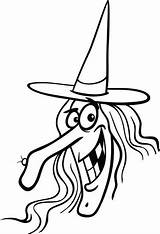 Witch Halloween Coloring Face Printable Kids Drawing Template Pages Cartoon Drawings Scary Easy Book Colouring Getdrawings Sheets Mpmschoolsupplies Cat Choose sketch template