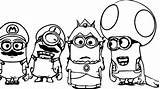 Coloring Minion Pages Baby Bob Getcolorings Minions sketch template
