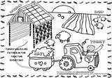 Coloring Farm Pages Printable Comments Coloringhome sketch template