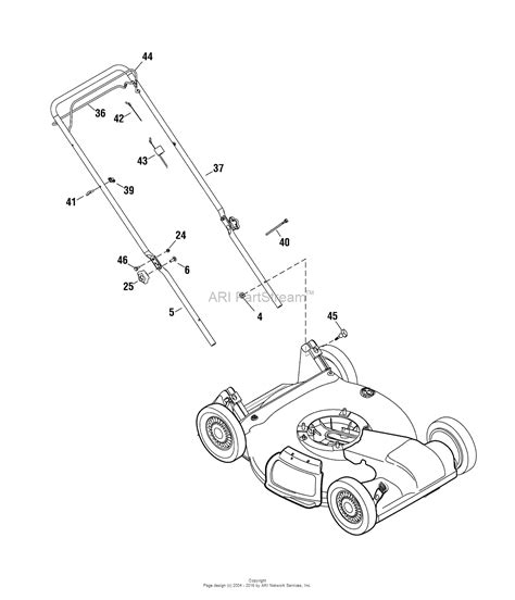 snapper sp    series   propelled walk  mower parts diagram