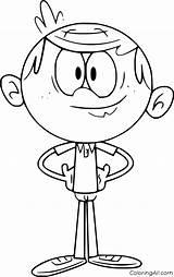 Loud House Coloring Pages Nickelodeon Printable Colouring Template Easy Drawings Print Cartoon sketch template