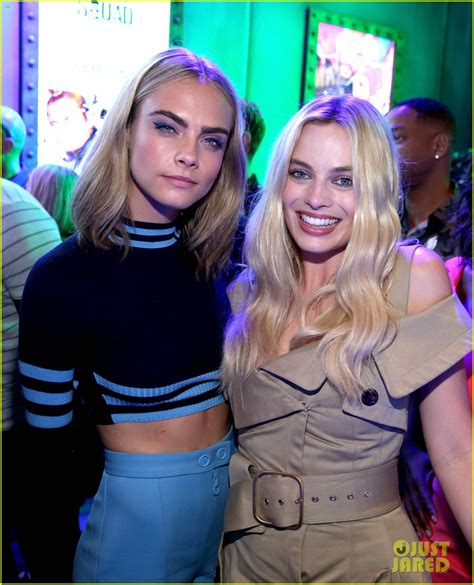cara delevingne and margot robbie reveal craziest places