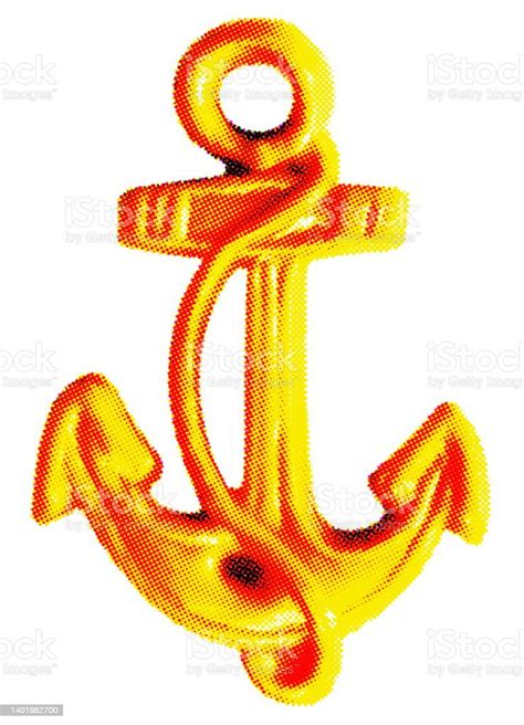 yellow anchor stock illustration  image  clip art cut