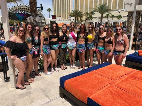Pool Party Las Vegas Bachelorette Party Trendy Ambitious