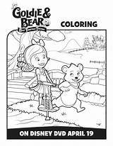 Goldie Bear Coloring Disney Pages Sheets Fairytale Friends Activity Colorear Para Junior Disneyjunior Sweeps4bloggers Click Tablero Seleccionar sketch template