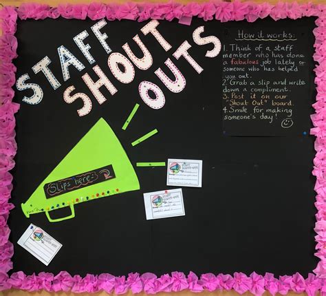 staff shout outs saved   spot